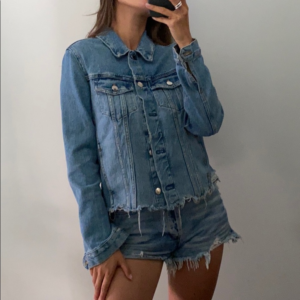 Distressed Denim Jacket - Picture 2 of 5